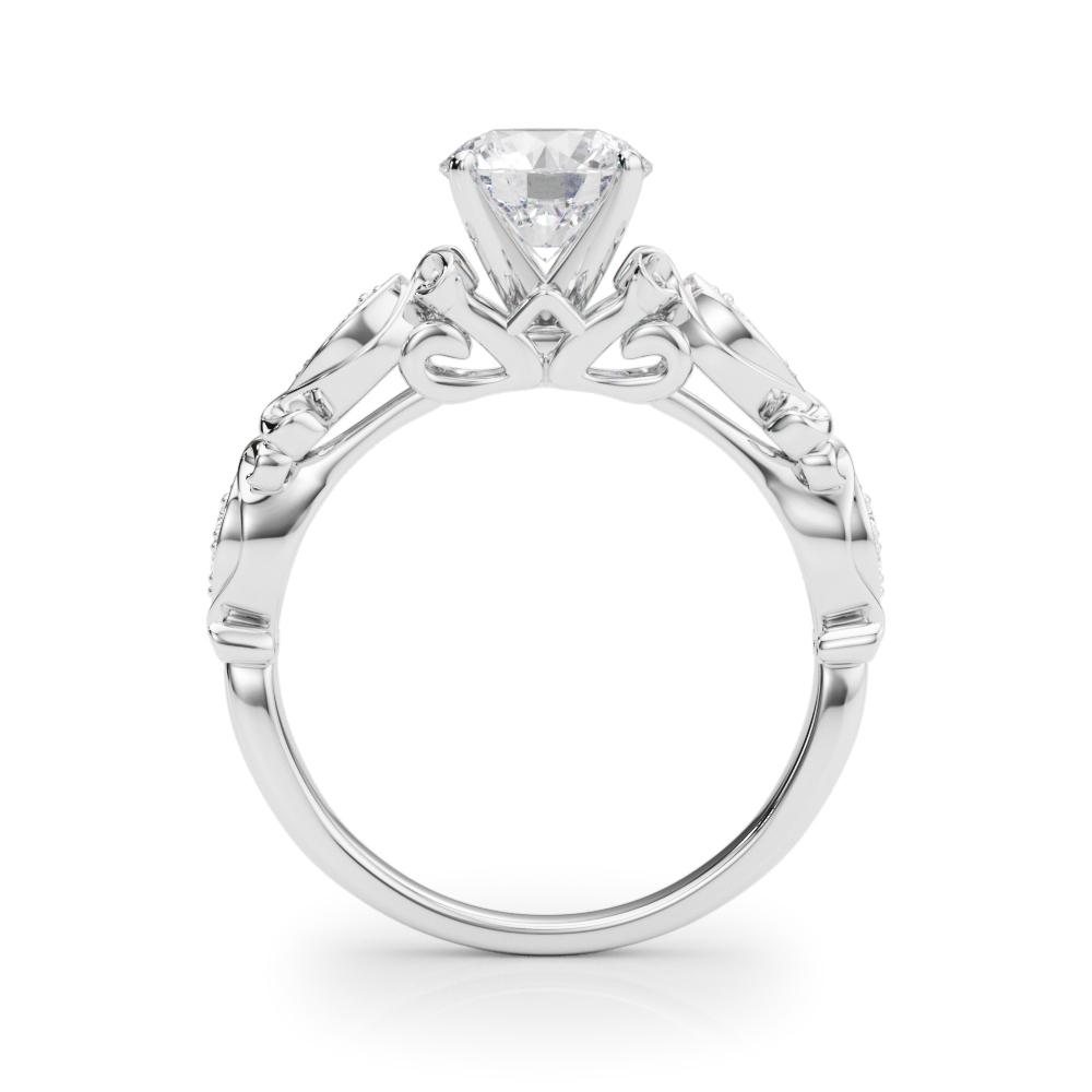 Platinum Kieran Vintage Inspired Engagement Ring