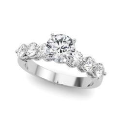 ENGAGEMENT RINGS SINGLE ROW PRONG SET