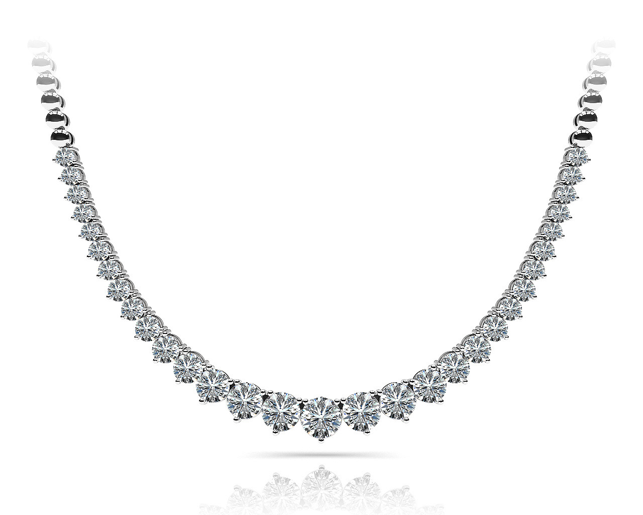 3 Prong Graduated necklace