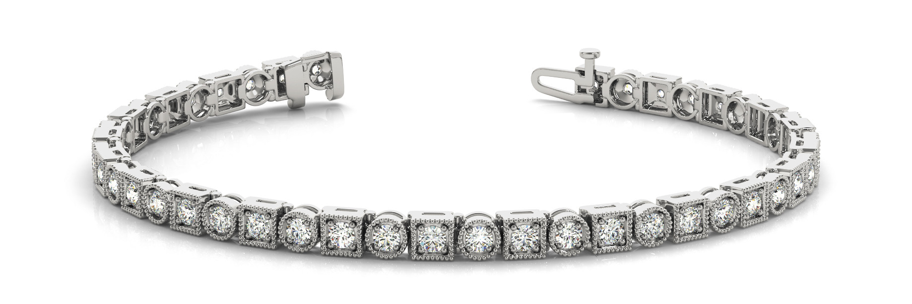 Bracelet In Line Prong Set