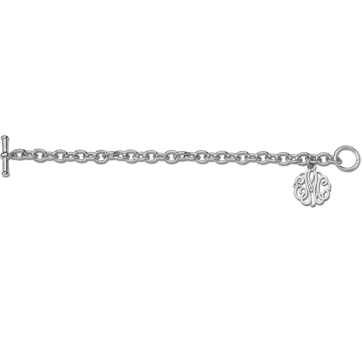 20MM  MONOGRAM CHARM BRACELET