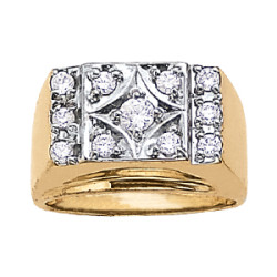 GENTS RING CLUSTER
