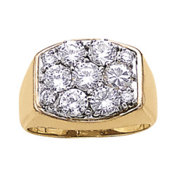 GENTS RING CLUSTER