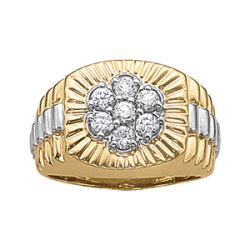 GENTS RING CLUSTER