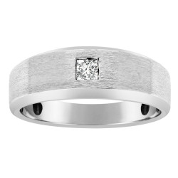 GENTS SOLITAIRE WITH SATIN FINISH