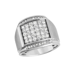 GENT'S DIAMOND CLUSTER RING