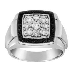 GENT'S DIAMOND CLUSTER RING
