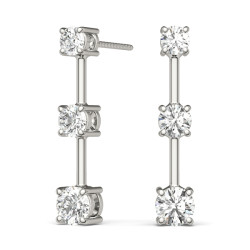 EARRINGS 3 STONE