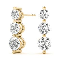 EARRINGS 3 STONE