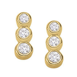 EARRINGS 3 STONE