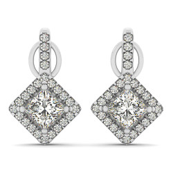 EARRINGS COLOR SQUARE & CUSHION