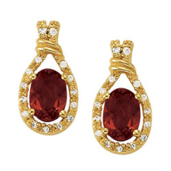 EARRINGS COLOR OVAL