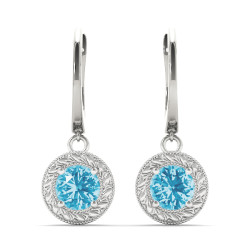 EARRINGS SINGLE STONE