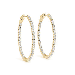 1.75 INCH 4 PRONG OVAL HOOP