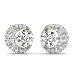 FASHION EARRINGS ROUND CENTER