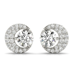 FASHION EARRINGS ROUND CENTER