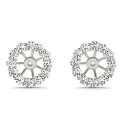 EARRING JACKET FOR 1.0 CT CENTER