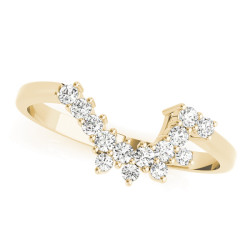 WEDDING BANDS CURVED BANDS