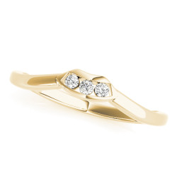 WEDDING BANDS CURVED BANDS