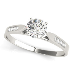 ENGAGEMENT RINGS SINGLE ROW CHANNEL SET