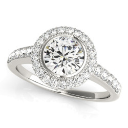 ENGAGEMENT RINGS HALO ROUND