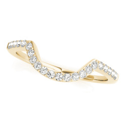 WEDDING BANDS CURVED BANDS