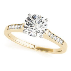 ENGAGEMENT RINGS SINGLE ROW CHANNEL SET