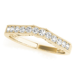 WEDDING BANDS CURVED BANDS