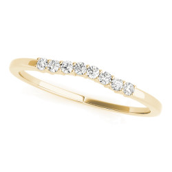 WEDDING BANDS CURVED BANDS