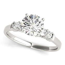 ENGAGEMENT RINGS FANCY SHAPE BAGUETTE