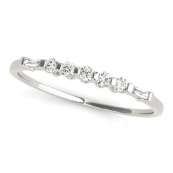 WEDDING BANDS FANCY SHAPE BAGUETTE