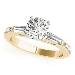 ENGAGEMENT RINGS FANCY SHAPE BAGUETTE