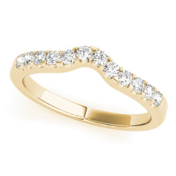 WEDDING BANDS CURVED BANDS