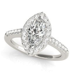 ENGAGEMENT RINGS HALO MARQUISE