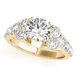 ENGAGEMENT RINGS CLUSTER SIDES
