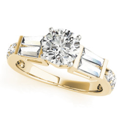 ENGAGEMENT RINGS FANCY SHAPE BAGUETTE