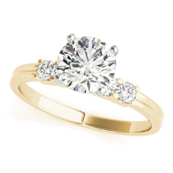 ENGAGEMENT RINGS SINGLE ROW PRONG SET