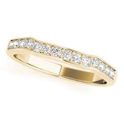 WEDDING BANDS CURVED BANDS