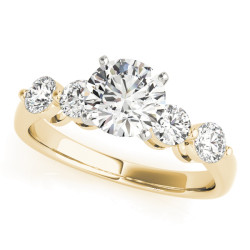ENGAGEMENT RINGS SINGLE ROW PRONG SET