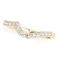 WEDDING BANDS CURVED BANDS