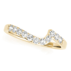WEDDING BANDS CURVED BANDS