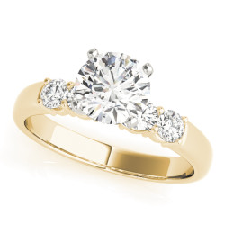 ENGAGEMENT RINGS SINGLE ROW PRONG SET