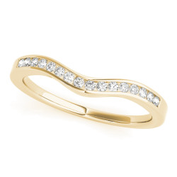 WEDDING BANDS CURVED BANDS