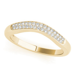 WEDDING BANDS CURVED BANDS