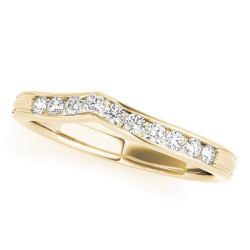 WEDDING BANDS CURVED BANDS