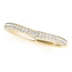 WEDDING BANDS CURVED BANDS