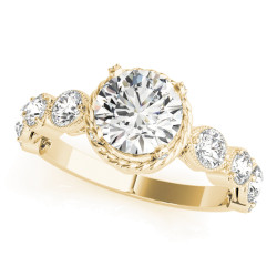 ENGAGEMENT RINGS CLUSTER SIDES