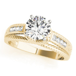 ENGAGEMENT RINGS SINGLE ROW CHANNEL SET