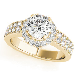 ENGAGEMENT RINGS HALO ROUND