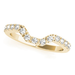 WEDDING BANDS CURVED BANDS